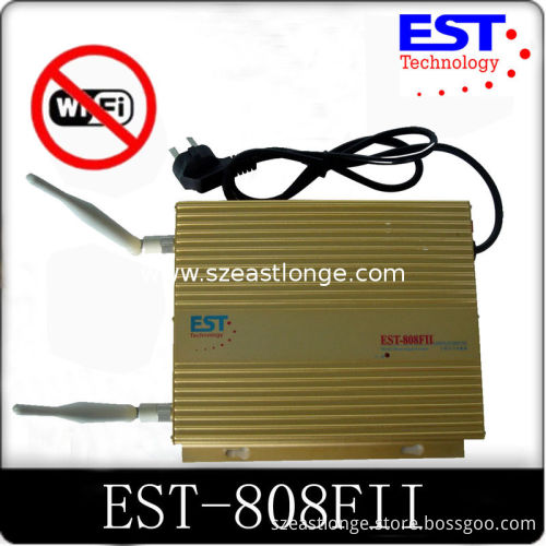 30dbm Wifi / Blue Tooth / Wireless Video Jammer Est-808fii With 2 Antenna